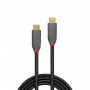 Lindy Câble USB 3.2 type C vers C, 20Gbit/s, 5A, PD, Anthra Line 1.5m