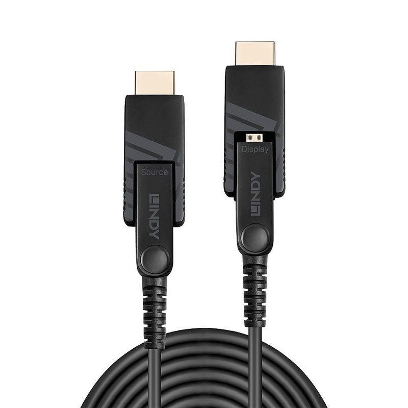 Lindy Câble Micro-HDMI 18G Hybride Fibre Optique  40m