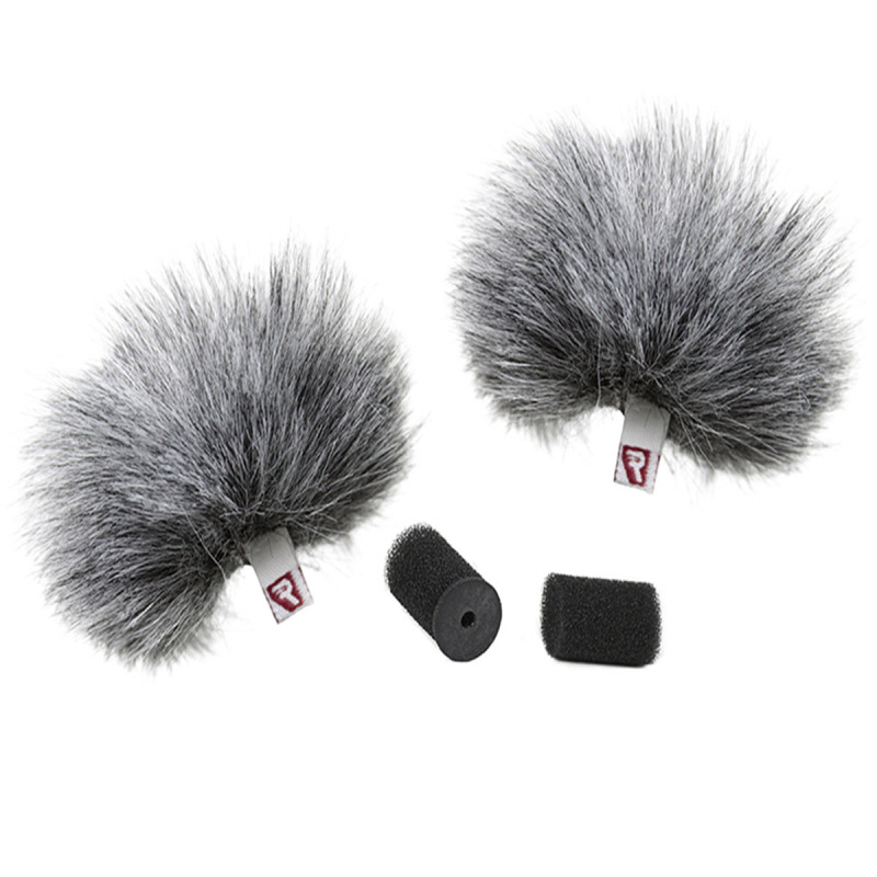 Rycote 065502 Paire de windjammer Lavallière grise