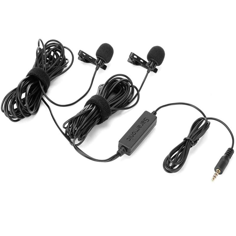 Saramonic LavMicro 2M Microphone Lavalier à double tête pour appareil