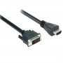 V7 Câble vidéo HDMI vers DVI-D 2 m - M/M - Blindage - Noir