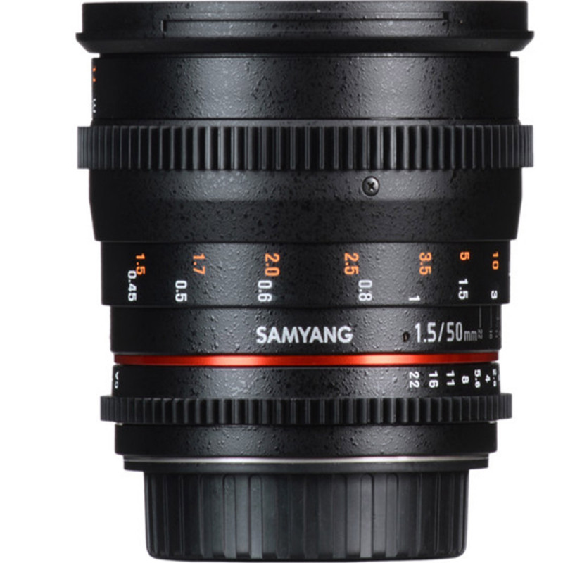 Samyang Objectif 50mm T1.5 VDSLR Canon