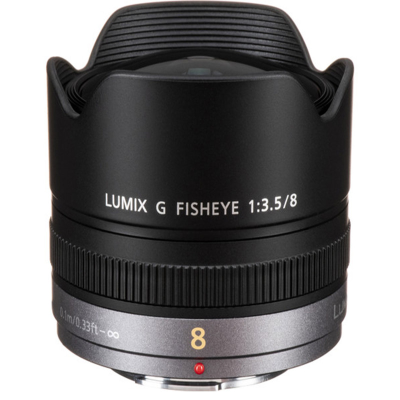 Panasonic Lumix 8mm F3.5 Objectif Fisheye H-F008E Ultra Grand angle