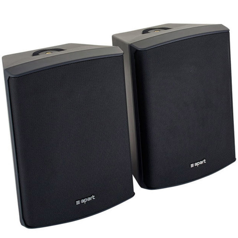 Biamp Paire d'enceintes active (+ passive)  5.25'' / 2x30W, noires