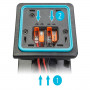 Biamp Paire d'enceintes design  4.25" 2 voies 20W-100V (70W-16?) noir