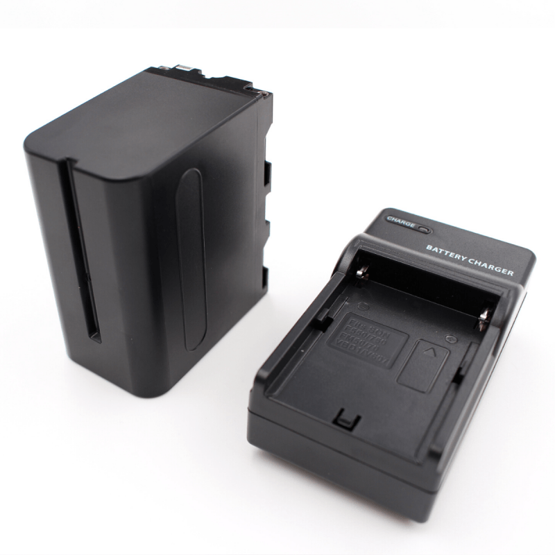 YC ONION Batterie + Chargeur type Sony NP-F970 ou NP-F550