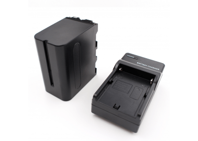 YC ONION Batterie + Chargeur type Sony NP-F970 ou NP-F550