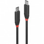 Lindy Câble USB 3.2 Type C 3A, 20Gbit/s, Black Line, 1m