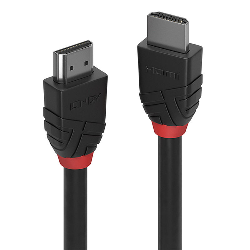 Lindy Câble HDMI High Speed, Black Line, 2m