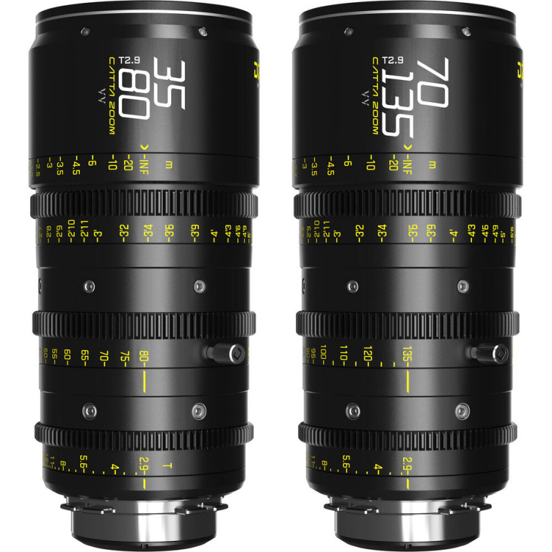 Dzofilm CATTA ACE F Zoom Bundles 35-80mm & 70-135mm f/2.9 PL/EF Black