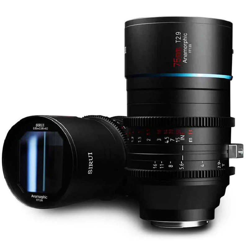 Sirui 75mm T2.9 1.6x Full-Frame Anamorphic lens(Z mount)