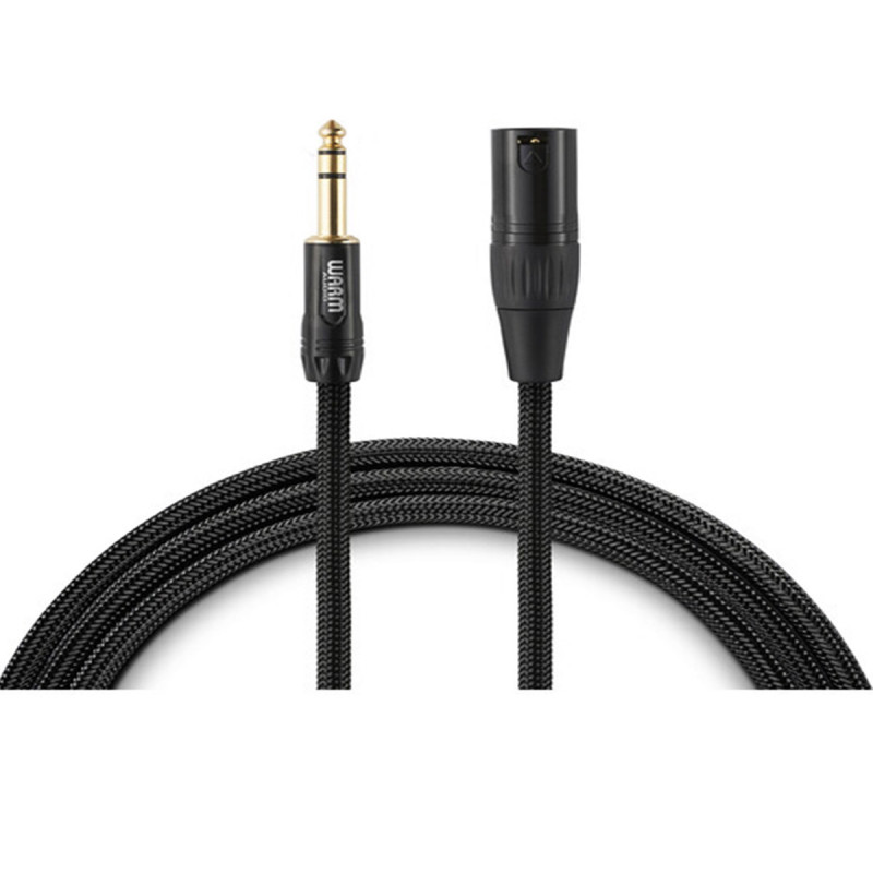 WarmAudio Câble Premier XLR mâle - jack stéréo - 1,8 m