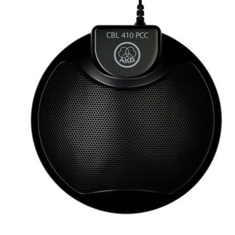 AKG Microphone de surface omnidirectionnel pour ordinateur, noir