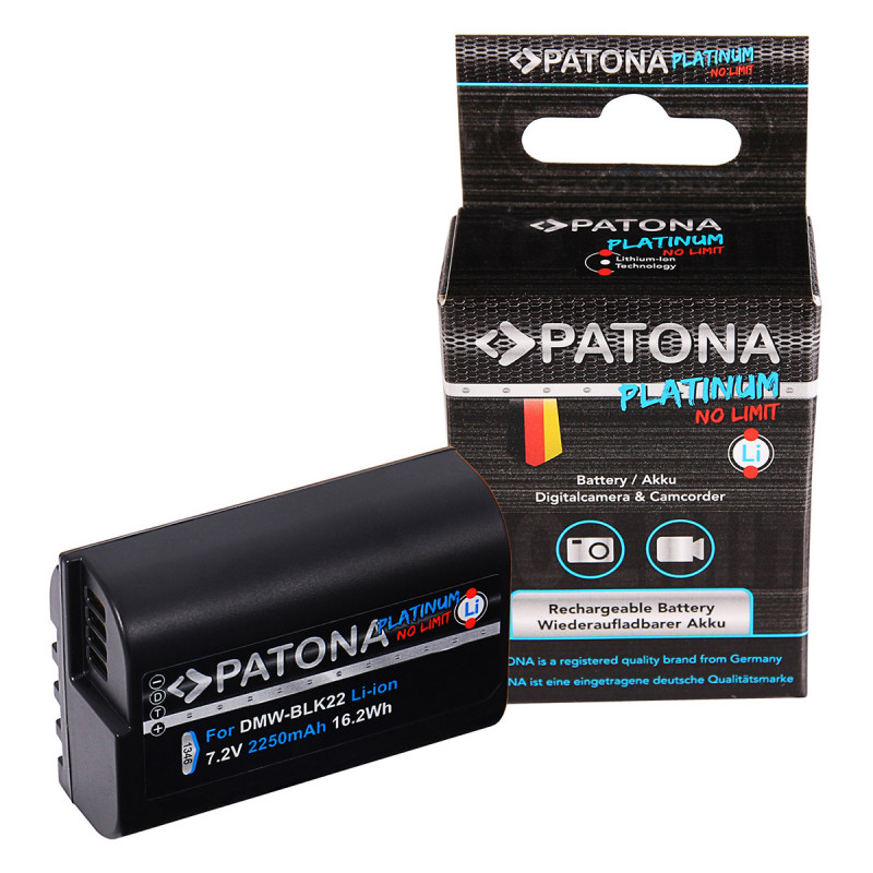 PATONA Batterie Platinum pour DMW-BLK22