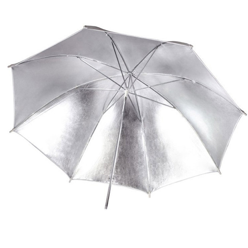 Godox 101cm flash paraplu silver / white