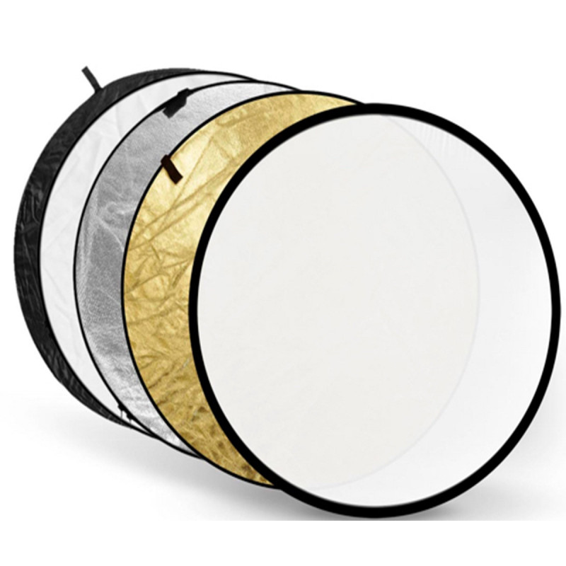 Godox 5-in-1 Écran réflexion Or Argent Or doux Blanc Transp. 80cm