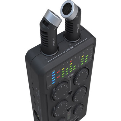美品 iRig Pro Quattro I/O Deluxe iRig Pro Quattro I/O - 4-input professional field recording