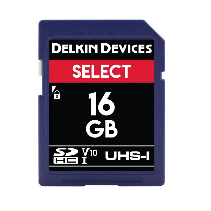 Delkin Carte SD Select UHS-I (V10 / V30) SD V10 16GB