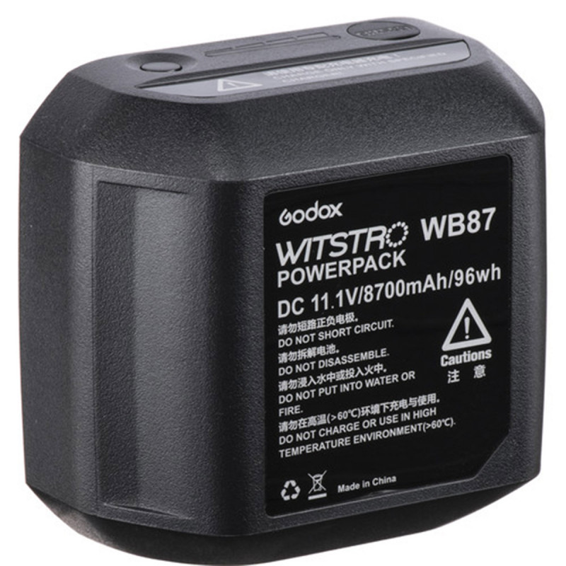 Godox Batterie Li-ion 8700mAh 11.1V pour WITSTRO AD600 AD600BM SLB60