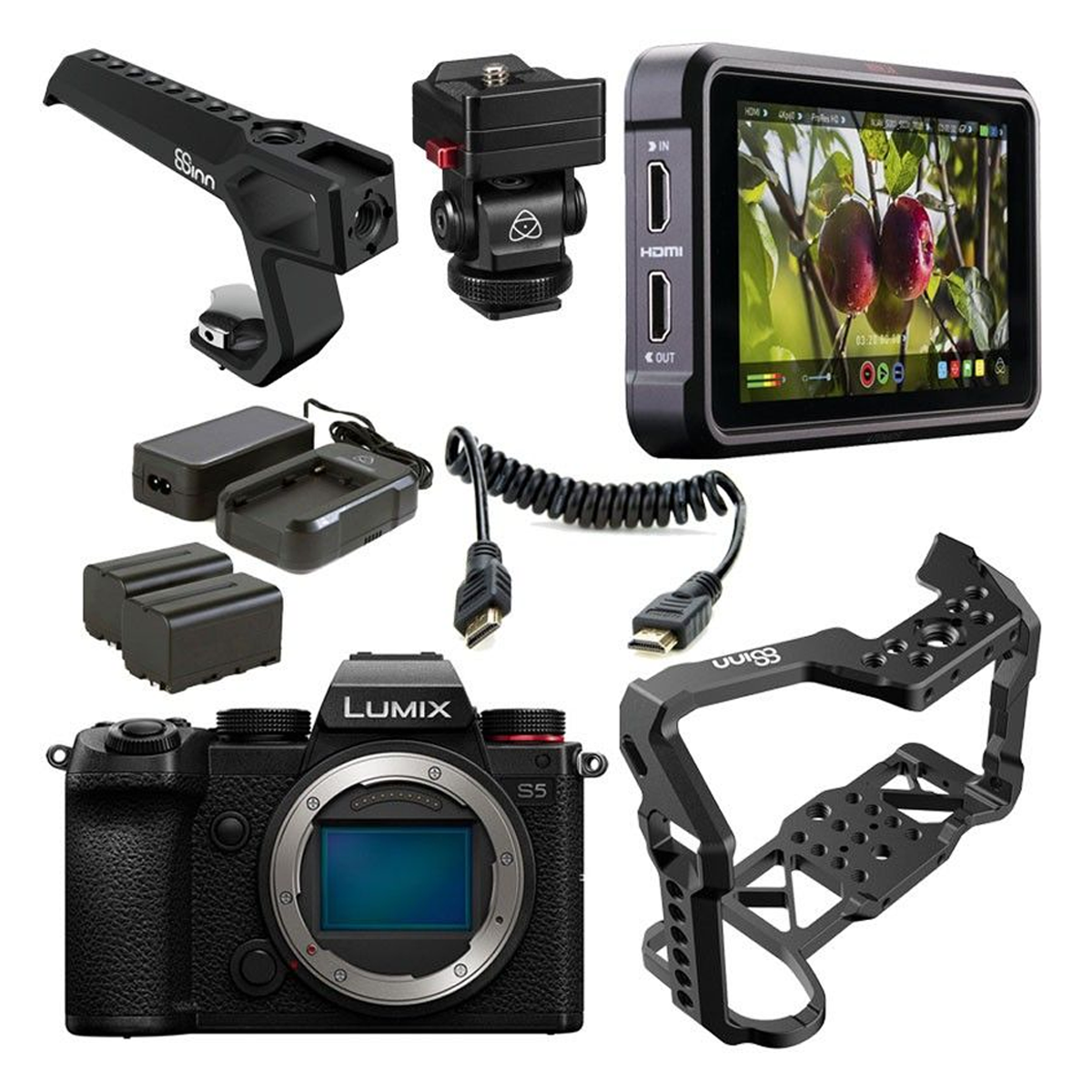 Panasonic Boîtier Lumix S5 Filmmaker avec des accessoires