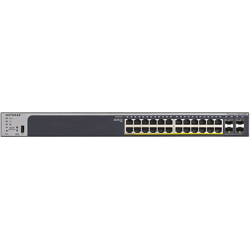 Netgear ProSafe GS728TPP Switch 24 ports PoE+ 10/100/1000 Mbps 