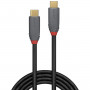 Lindy Câble USB 3.2 type C vers C, 20Gbit/s, 5A, PD, Anthra Line, 1m