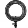 Godox LR160B - LED ring light + mirror + smartphone holder, black