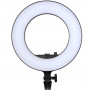 Godox LR160B - LED ring light + mirror + smartphone holder, black