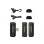 Mini 2.4GHz Wireless Microphone for Android/Type-C 1+2