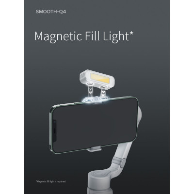 Mini lumière de remplissage magnétique portable avec stabilisateur