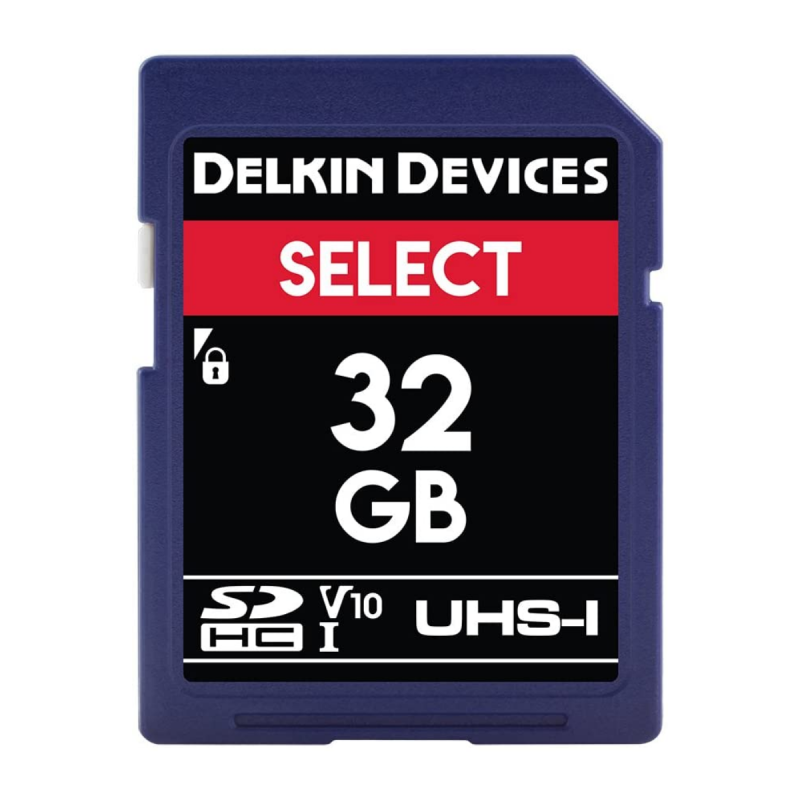 Delkin Carte SD Select UHS-I (V10 / V30) SD V10 32GB