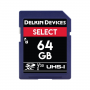 Delkin Carte SD Select UHS-I (V10 / V30) SD V10 64GB