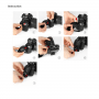 SmallRig 3848 “Black Mamba” Hand Strap - Dragonne pour appareil photo