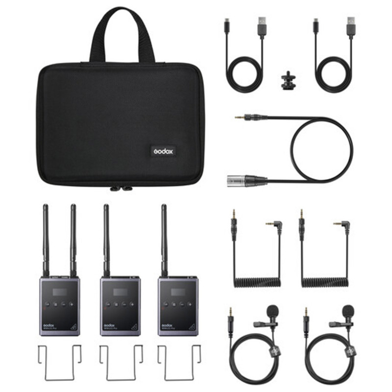 Godox WmicS1 Kit 2 - UHF Lavalier Microphone Wireless System