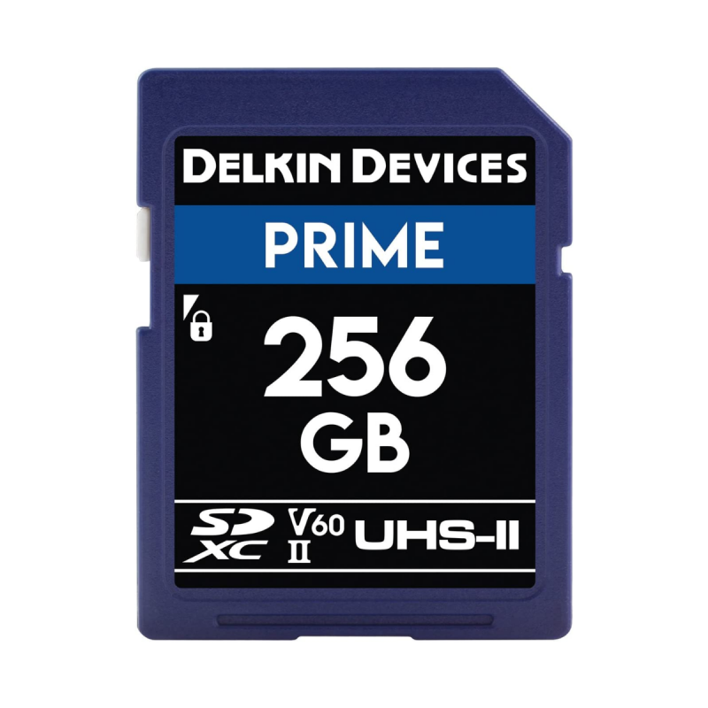 Delkin Carte SD Prime UHS-II (V60) S 256GB