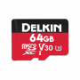 Delkin Carte MicroSD Select UHS-I (V10 / V30) microSD 64GB
