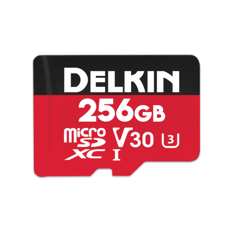 Delkin Carte MicroSD Select UHS-I (V10 / V30) microSD 256GB