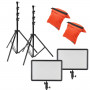 Godox LEDP260C Duo Starter Kit de 2 panneau led avec pieds et sable