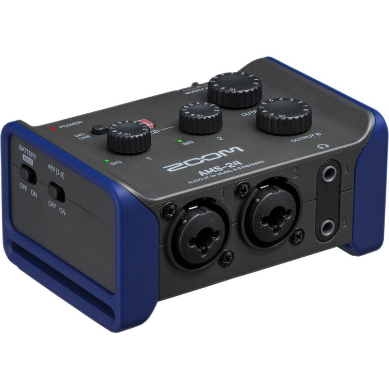 Zoom Interface audio AMS enregistrement et streaming AMS-24