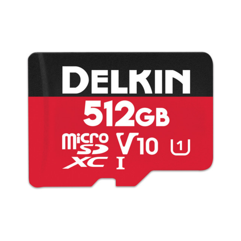 Delkin Carte MicroSD Select UHS-I (V10 / V30) microSD 512GB