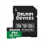 Delkin Carte MicroSD Power UHS-II (V90) microSD 64GB