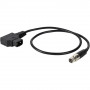 PRL Câble d'alimentation D-Tap vers Mini XLR-4 court 17"/43,2 cm