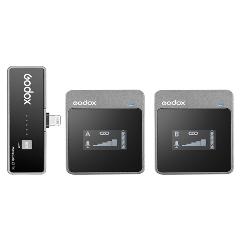 Godox MoveLink LT2 - 2.4GHz Wireless Microphone System for iOS