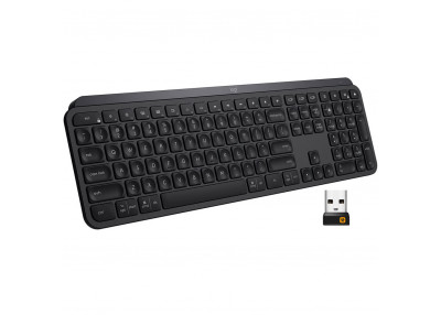 Clavier rétro-éclairé sans fil, 2.4ghz usb dongle, rechargeable