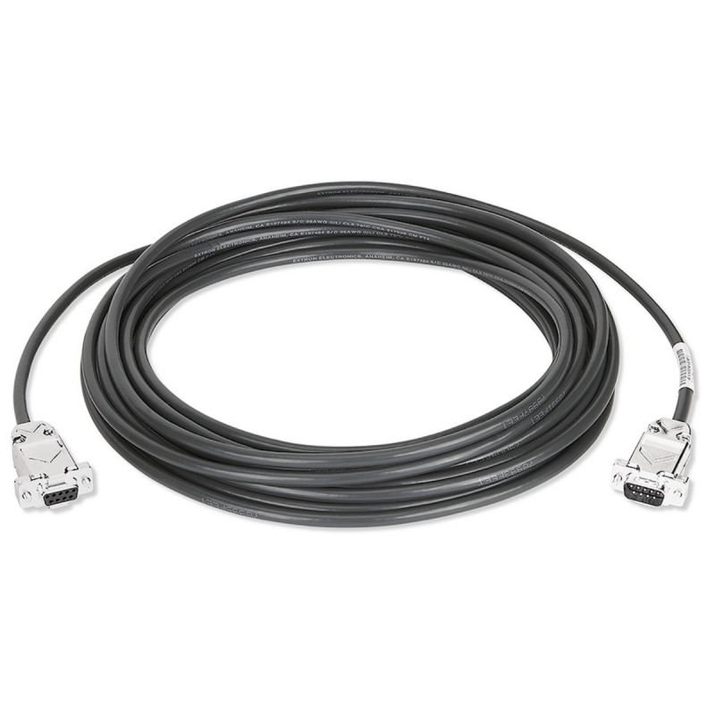 Extron RS-232 Cable: 9-pin D Male to Female - 25' (7.6 m)