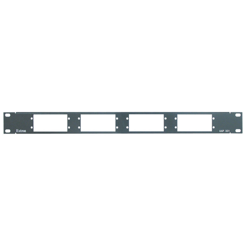 Extron Full Rack Width, 1U AAP Mounting Frame - Black