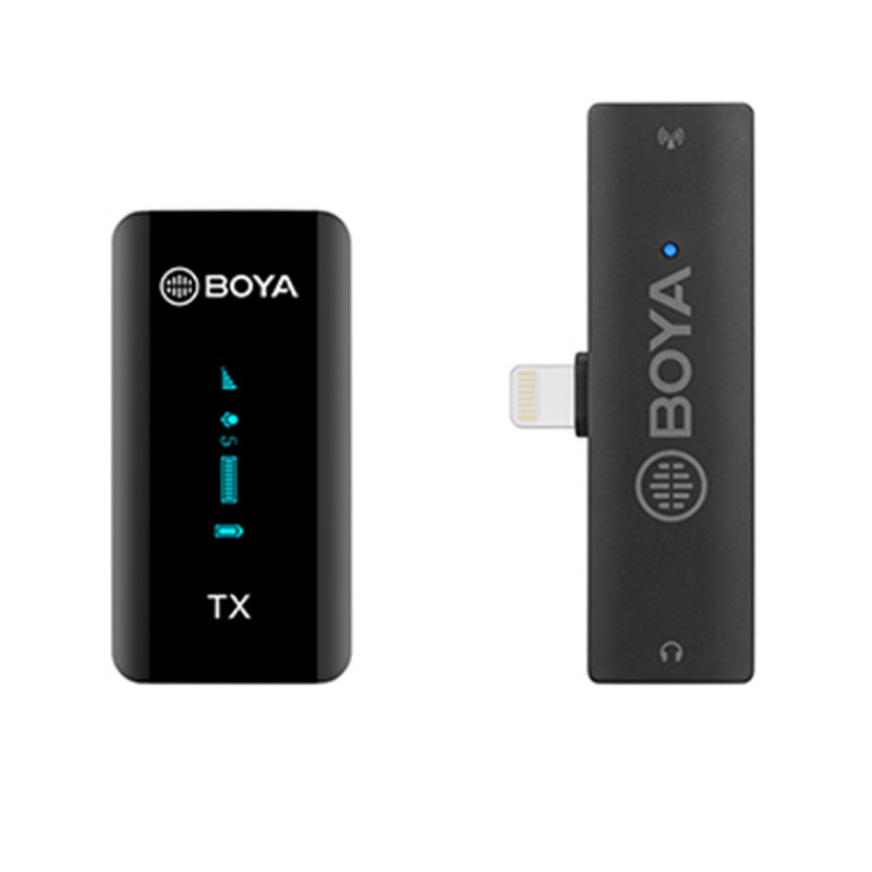 Boya 2.4GHz Wireless Microphone for iOS/Lightning 1+1