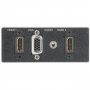 Extron AAP – Double Space Black: One HDMI VGA PC Audio USB 2.0 Type-A