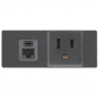 Extron One US Unswitched AC Outlet - Black