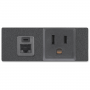 Extron One EU Unswitched AC Outlet - Black